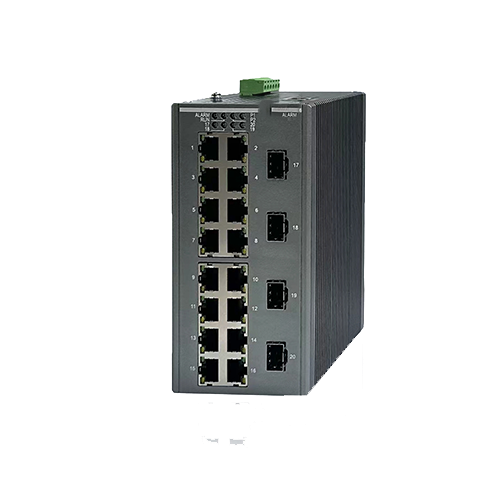 CYE-1016B 16GE+4GSFP card rail unmanaged full gigabit industrial Ethernet switch