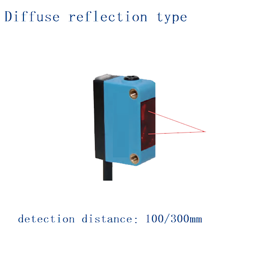 Square photoelectric sensor