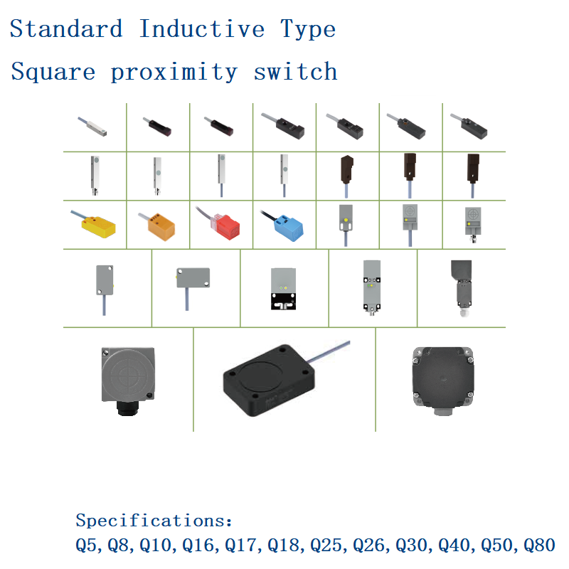 Standard square proximity switch