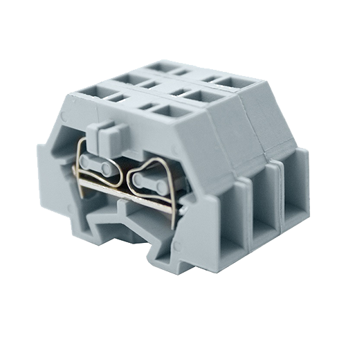 Spring-cage terminal block