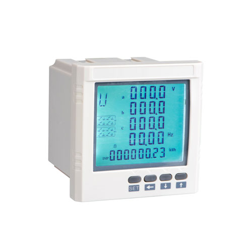 Three-phase LCD multifunctional power meter