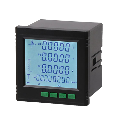 Three-phase LCD multifunctional power meter